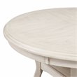 New Classic Furniture Amy 5-Piece Round Solid Wood Dining Set in Bisque Beige