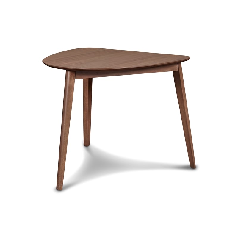 New Classic Furniture Oscar 3-piece Wood Dining Set in Walnut
