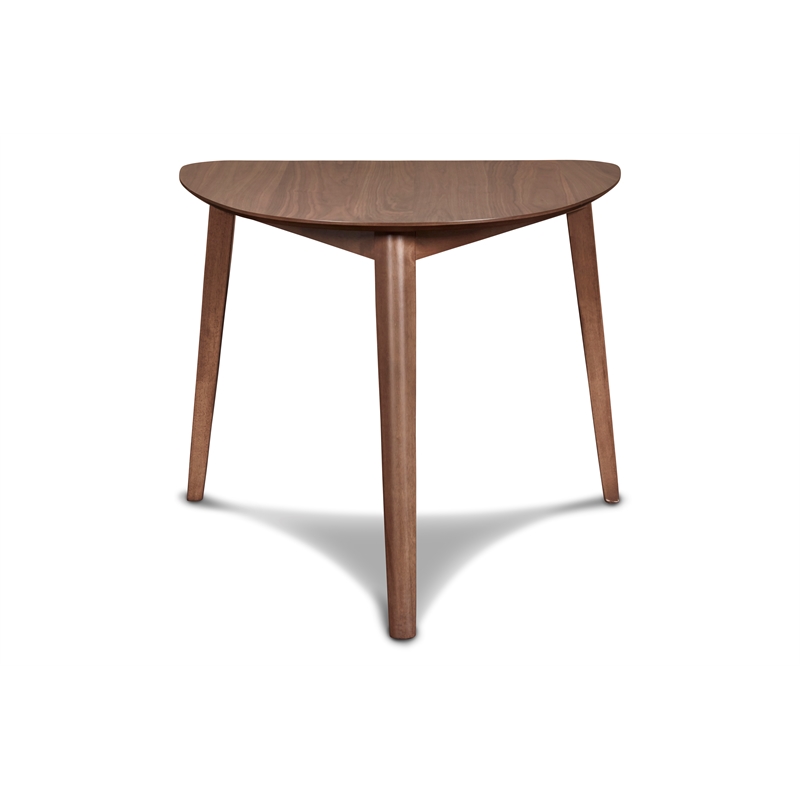 New Classic Furniture Oscar 3-piece Wood Dining Set in Walnut
