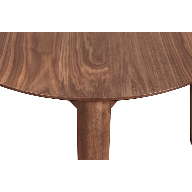 New Classic Furniture Oscar 3-piece Wood Dining Set in Walnut