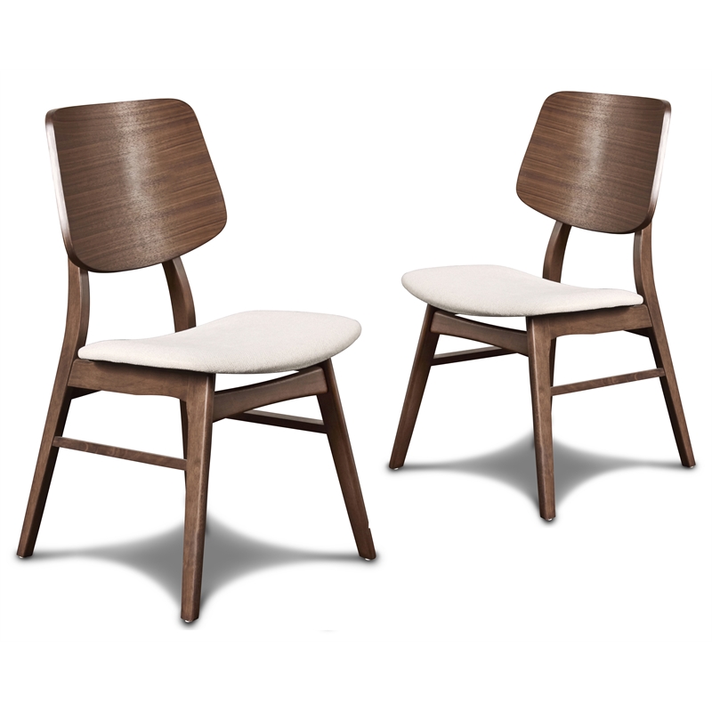 New Classic Furniture Oscar 3-piece Wood Dining Set in Walnut