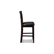 New Classic Furniture Gia 5-Piece Transitional Wood Dining Set in Ebony