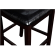 New Classic Furniture Gia 5-Piece Transitional Wood Dining Set in Ebony