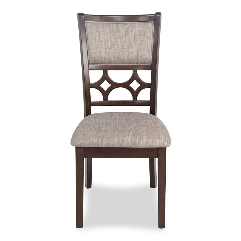 New Classic Furniture Mitchell 5-Piece Transitional Wood Dining Set in Cherry
