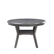 New Classic Furniture Amy 5-Piece Contemporary Wood Dining Set in Gray
