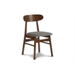 New Classic Furniture Morocco 7-Piece Mid-Century Wood Dining Set in Dark Gray