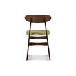New Classic Furniture Morocco 5-Piece Mid-Century Wood Dining Set in Green