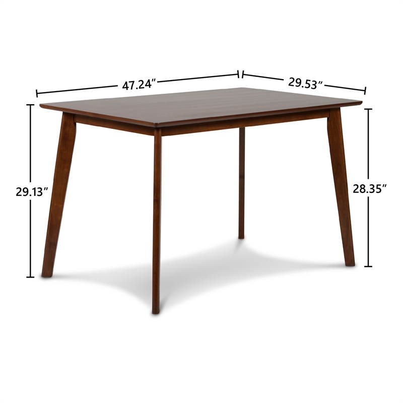 New Classic Furniture Morocco 7-Piece Mid-Century Wood Dining Set in Green