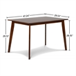 New Classic Furniture Morocco 7-Piece Mid-Century Wood Dining Set in Green