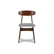 New Classic Furniture Morocco 5-Piece Mid-Century Wood Dining Set in Light Gray