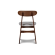 New Classic Furniture Morocco 5-Piece Mid-Century Wood Dining Set in Light Gray