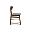 New Classic Furniture Morocco 7-Piece Mid-Century Wood Dining Set in Light Gray