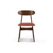 New Classic Furniture Morocco 7-Piece Mid-Century Wood Dining Set in Orange