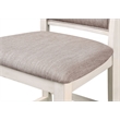 New Classic Furniture Amy 5-Piece Wood & Fabric Counter Set in Beige/Brown
