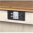 New Classic Furniture Amy 5-Piece Wood & Fabric Counter Set in Beige/Brown
