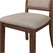 New Classic Furniture Amy 5-Piece Rectangle Wood & Fabric Counter Set in Cherry