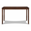 New Classic Furniture Amy 5-Piece Rectangle Wood & Fabric Counter Set in Cherry