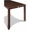 New Classic Furniture Amy 5-Piece Rectangle Wood & Fabric Counter Set in Cherry