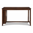 New Classic Furniture Amy 5-Piece Rectangle Wood & Fabric Counter Set in Cherry