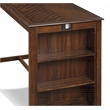 New Classic Furniture Amy 5-Piece Rectangle Wood & Fabric Counter Set in Cherry