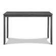 New Classic Furniture Amy 5-Piece Rectangle Wood & Fabric Counter Set in Gray