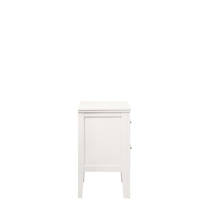 New Classic Furniture Andover 5-Piece Wood Queen Bedroom Set in White