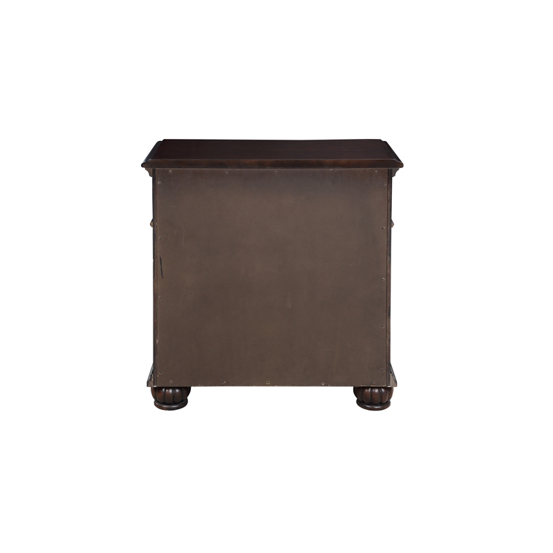 New Classic Maximus 5PC 2-Nightstand Wood Cal King Bedroom Set in Madeira Brown