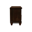 New Classic Furniture Sevilla 2-Drawer Wood Nightstand in Walnut