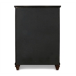 New Classic Furniture Sevilla 5-Drawer Solid Wood Chest in Walnut