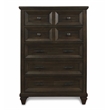 New Classic Furniture Sevilla 5-Drawer Solid Wood Chest in Walnut