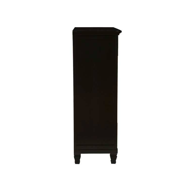 New Classic Furniture Tamarack 8-Drawer Wood Dresser in Black