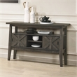 New Classic Furniture Gulliver Solid Wood Server in Rustic Brown