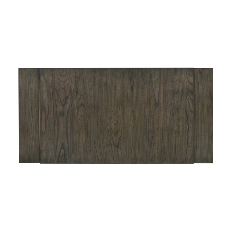 New Classic Gulliver 5-Piece Solid Wood Rectangular Dining Set in Rustic Brown