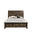 New Classic Furniture Blue Ridge Solid Wood King Bed in Gray