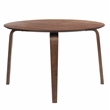 New Classic Furniture Gabby Solid Wood Round Dining Table in Walnut