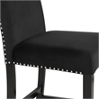 New Classic Celeste 5-Piece Wood Round Counter Table Set in Black