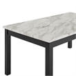 New Classic Celeste 5-Piece Wood Rectangle Dining Table Set in Gray