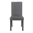 New Classic Celeste 5-Piece Wood Rectangle Dining Table Set in Gray