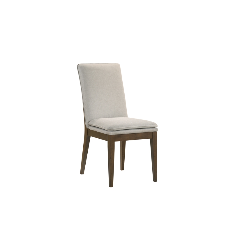 New Classic Furniture Maggie Solid Wood Dining Chair in Natural (Set of 2)