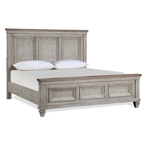 New Classic Furniture Mariana Solid Wood Queen Bed in Vintage Cream