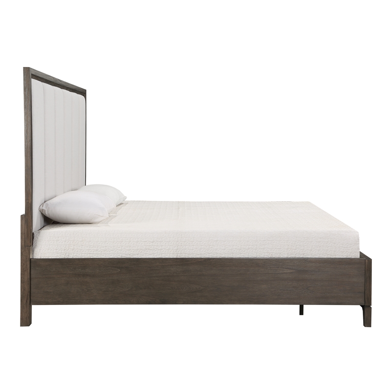 New Classic Furniture Landon Solid Wood King Storage Bed in Walnut