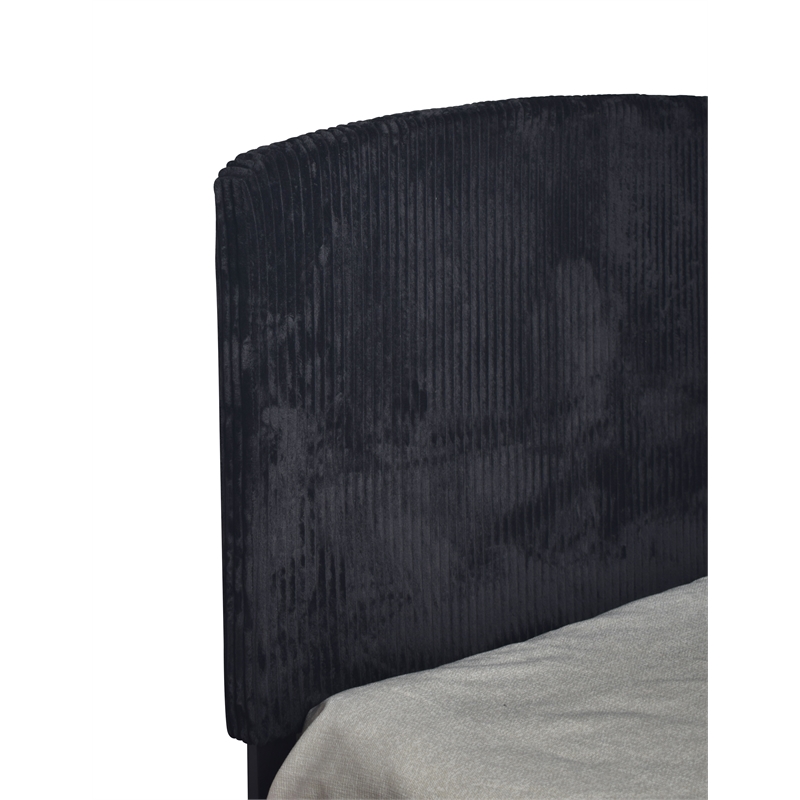 New Classic Furniture Kailani Wood California King Upholstered Bed in Black