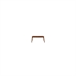 New Classic Furniture Maggie Solid Wood Rectangle Dining Table in Walnut