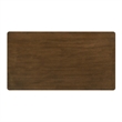 New Classic Furniture Maggie Solid Wood Rectangle Dining Table in Walnut