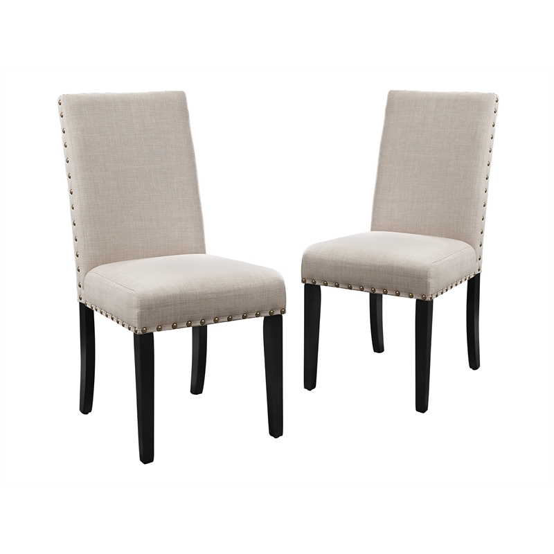 New Classic Furniture Crispin Solid Wood Dining Chair - Natural Beige (Set of 6)