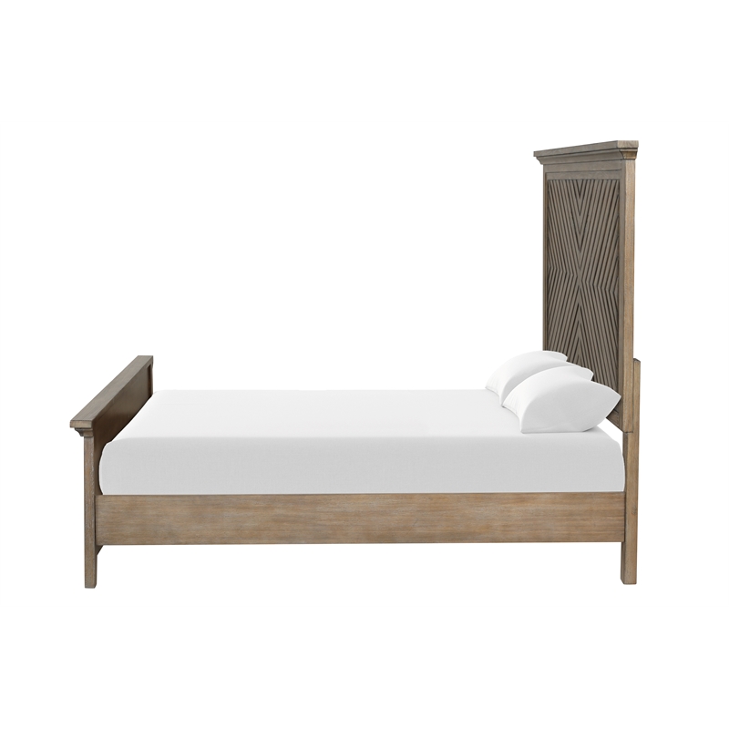 New Classic Furniture Tybee Solid Wood Queen Bed in Sand Finish