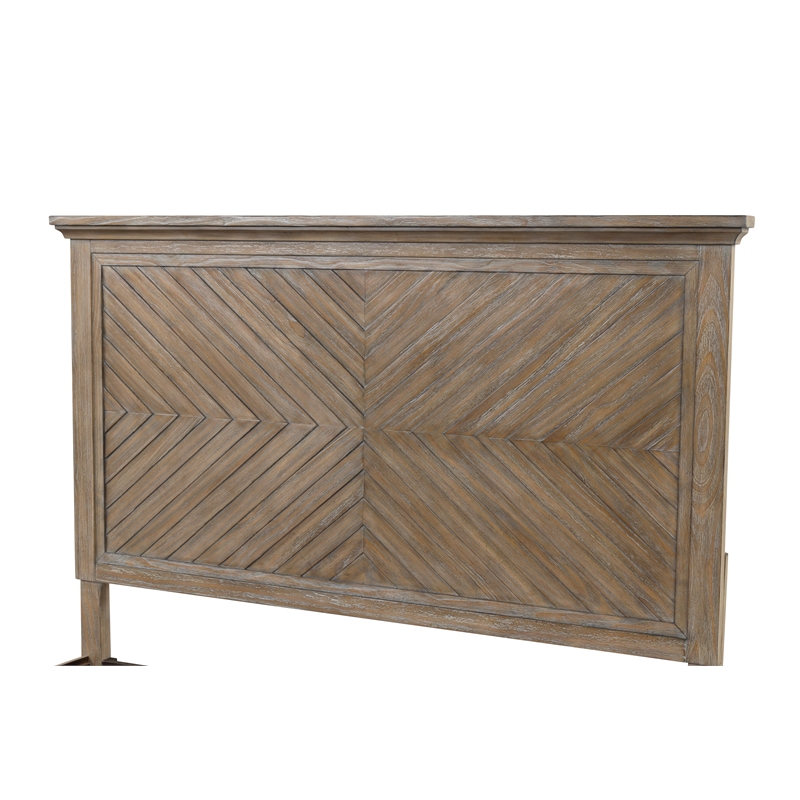 New Classic Furniture Tybee Solid Wood Queen Bed in Sand Finish