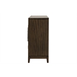 New Classic Furniture Cityscape Solid Wood Buffet & Sideboard Server in Walnut
