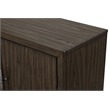 New Classic Furniture Cityscape Solid Wood Buffet & Sideboard Server in Walnut