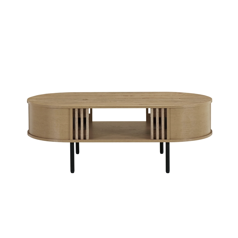 New Classic Furniture Brax Wood Coffee Table/Cocktail Table in Natural